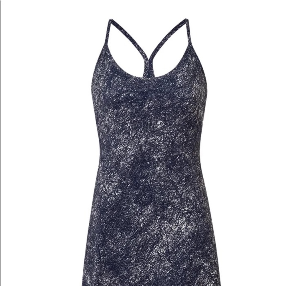 Outdoor Voices Navy Scratch Exercise Dress, Medium